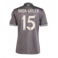 Fotbalové Dres Real Madrid Arda Guler #15 Alternativní 2024-25 Krátký Rukáv